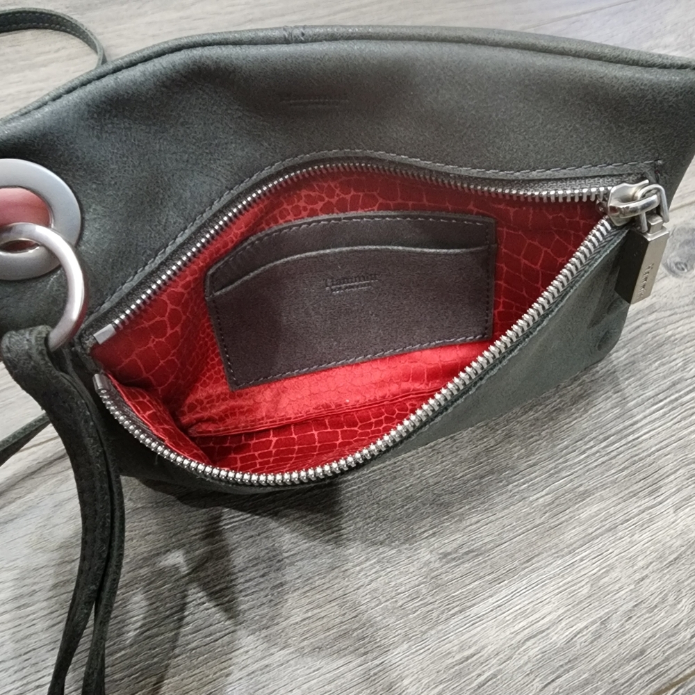 Hammitt Original Nash Grey Leather Bag - Picture 13 of 16